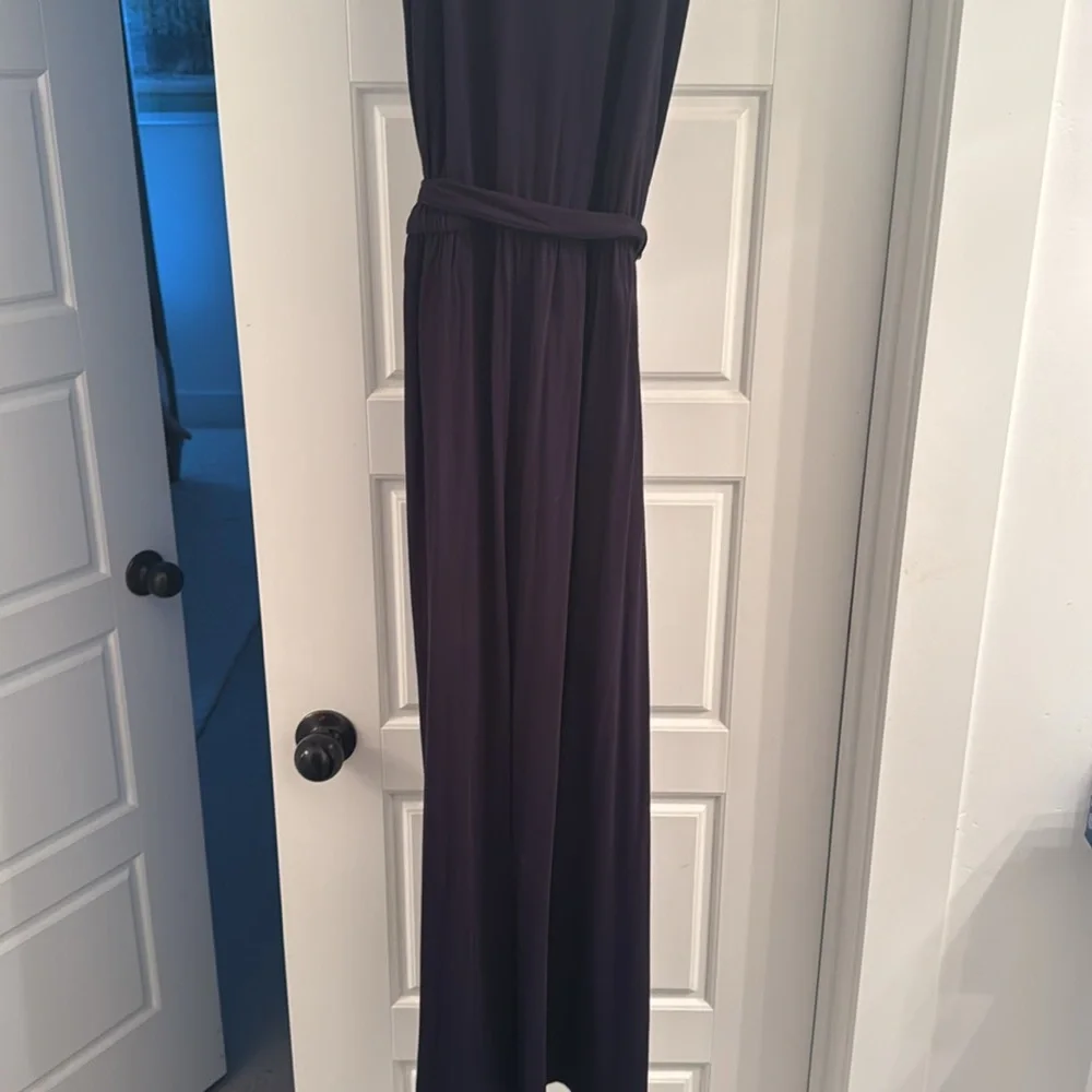Michael Kors Beach, Blouse Top, Navy Maxi Dress - Picture 5 of 6